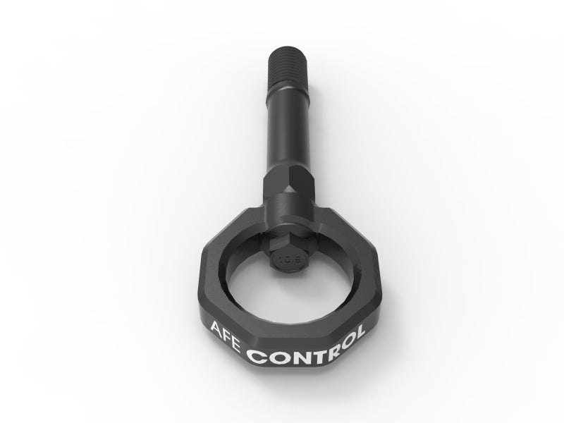 aFe CONTROL Front Tow Hook Nissan Z 23-25 V6-3.0L- Gray - 450-712001-G