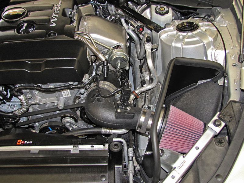 K&N 16-17 Chevrolet Camaro L4-2.0L F/I Turbo AirCharger Performance Intake - 63-3105