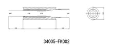 Load image into Gallery viewer, HKS Universal Stainless Hi Power 130mm Titanium Muffler - 34005-FK002