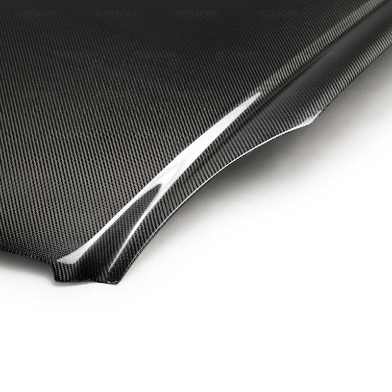Seibon 03-07 Infiniti G35 Coupe OEM Carbon Fiber Hood - HD0305INFG352D-OE