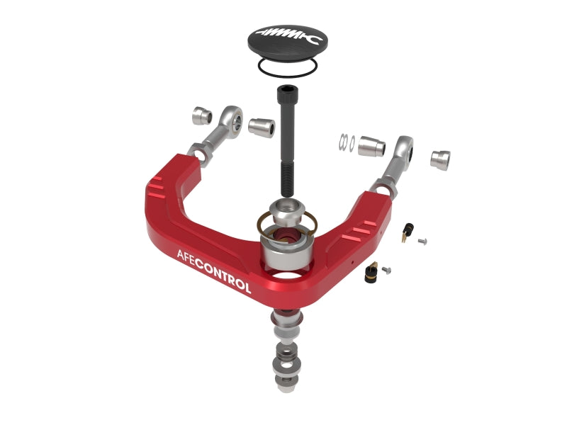 aFe Control 24-26 Toyota Tacoma Upper Control Arms - Set (Red) - 460-72T006-R