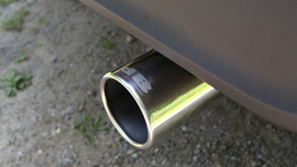 Corsa 2018-2025 Jeep Wrangler JL 2.5in Dual Rear Exit Polished Tips Sport Axle-Back Exhaust - 21014