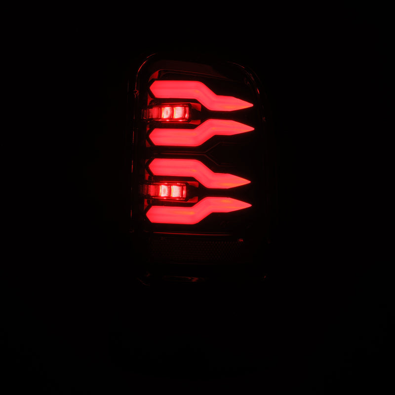 AlphaRex 94-01 Dodge Ram 1500/2500/3500 LUXX-Series LED Tail Lights - Alpha-Black - 643001