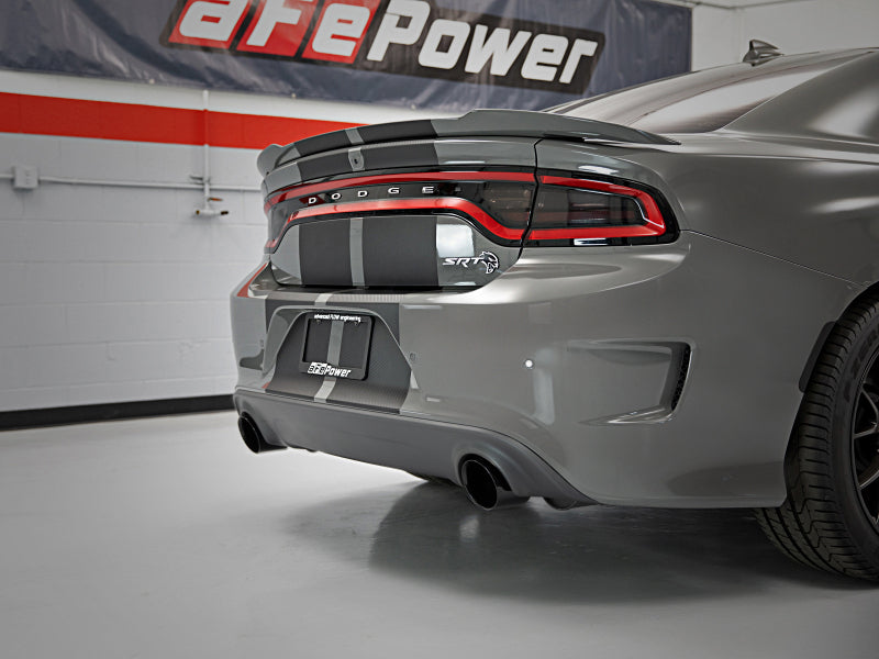aFe MACH Force-XP 4-1/2in Polished OE Replacement Exhaust Tips - 15-19 Dodge Charger/Hellcat - 49C32068-P