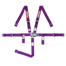 Load image into Gallery viewer, RaceQuip Purple JR. L &amp; L 5pt Harness - 709059