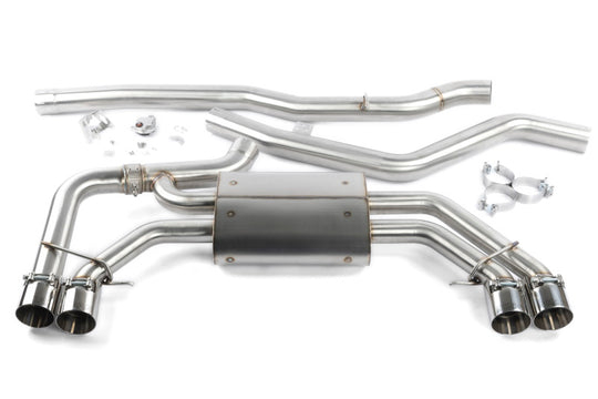 Dinan 18-25 BMW X3 M40i/X4 M40i (G01/G02) Valved Catback Exhaust System - Polished Tips - D660-0099