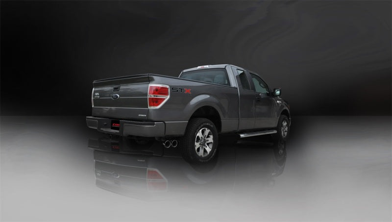 Corsa 2011-2014 Ford F-150 5.0L V8 Polished Sport Cat-Back Exhaust - 14393
