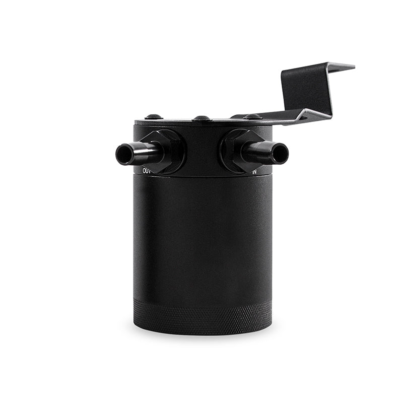 Mishimoto 15-16 Subaru WRX PVC Side Baffled Oil Catch Can - Black - MMBCC-WRX-15PBE