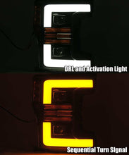 Load image into Gallery viewer, AlphaRex 17-19 Ford F-250 SD PRO-Series Proj Headlights Plank Style Chrome w/Activ Light/Seq Signal - 880107