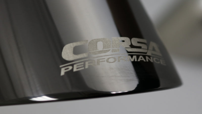 Corsa 2011-2024 Single Universal 2.5in Inlet / 4.5in Outlet Black PVD Pro-Series Tip Kit - TK007BLK