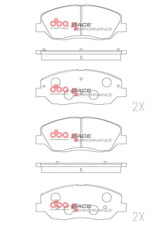 DBA 2022+ Hyundai i20 N Front RP Performance Brake Pads - DB2275RP
