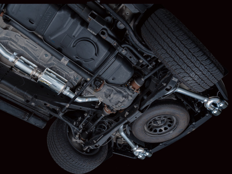 AWE Tuning 2021+ GMC Suburban/Yukon XL 5.3L 0FG Split Rear Exit Catback - Quad Chrome Silver Tips - 3015-42007