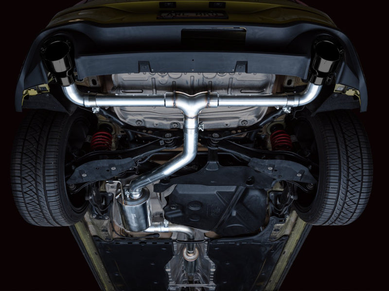 AWE Tuning 2022 VW GTI MK8 Touring Edition Exhaust - Diamond Black Tips - 3015-33658