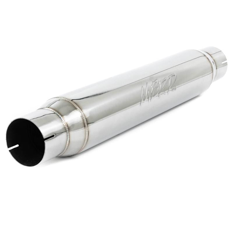 MBRP Universal Resonator 2.5in inlet/outlet 22in body 26in overall T304