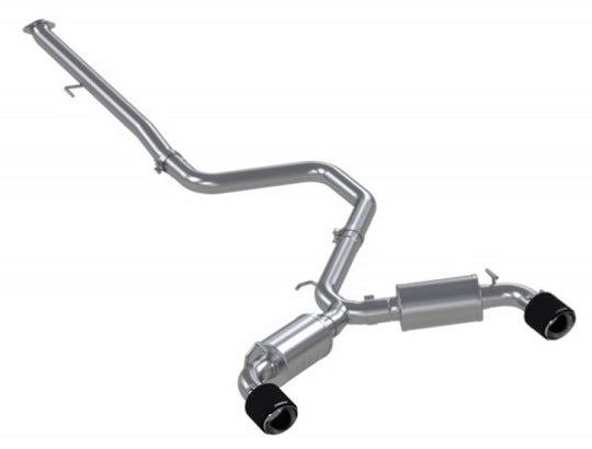 MBRP 2019+ Hyundai Veloster N 2.0L Turbo 3in Cat Back - T304 Stainless - Carbon Fiber Tip - S47063CF