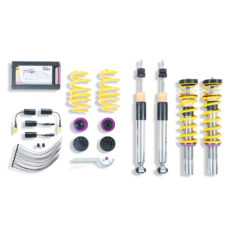 KW Coilover Kit V3 2018+ Audi S5 (B9) Coupe w/ Electronic Dampers - 352100BR