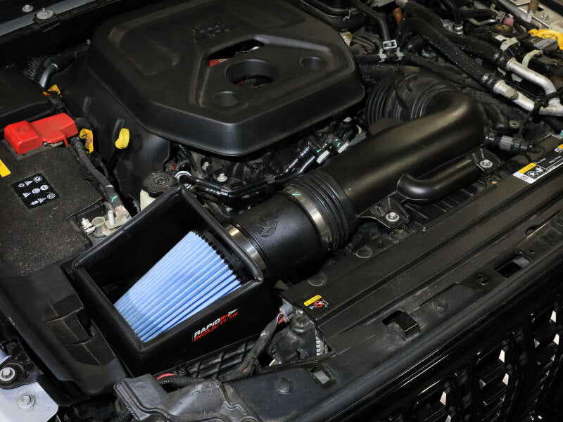 aFe 24-26 Jeep Wrangler JL L4-2.0L Rapid Induction Cold Air Intake System w/ D2 Dura-Dry Filter - 52-10021V