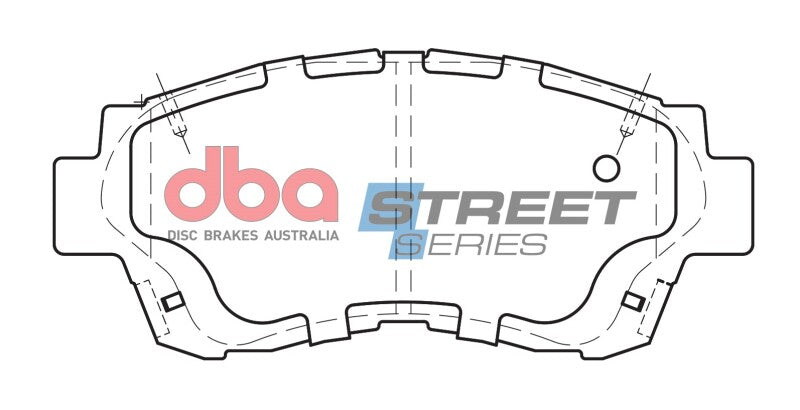 DBA 92-96 Lexus ES300 Street Series Front Brake Pads - DB1209SS