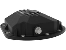Load image into Gallery viewer, aFe Street Series Dana 30Front Differential Cover Black w/ Machined Fins 97-18 Jeep Wrangler - 46-71130B