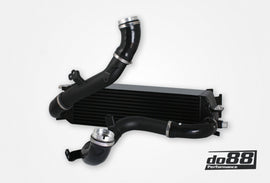 do88 Volvo S60/V60/XC60/V90/S90/XC90 (SPA) Diesel BigPack Intercooler Kit w/Black Hoses - BIG-260-D-S