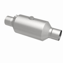 Load image into Gallery viewer, MagnaFlow 2.00 w/dual O2 5in. Spun Universal Converter - 79314