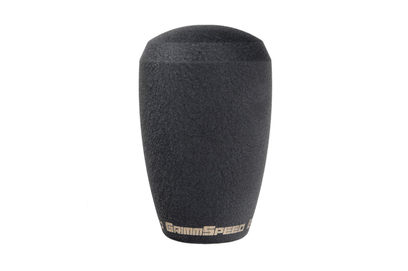 GrimmSpeed Shift Knob Stainless Steel - Subaru 5 Speed and 6 Speed Manual Transmission - Black - 380001