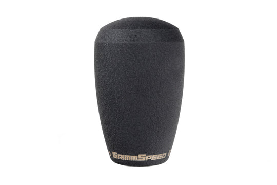 GrimmSpeed Shift Knob Stainless Steel - Subaru 5 Speed and 6 Speed Manual Transmission - Black - 380001