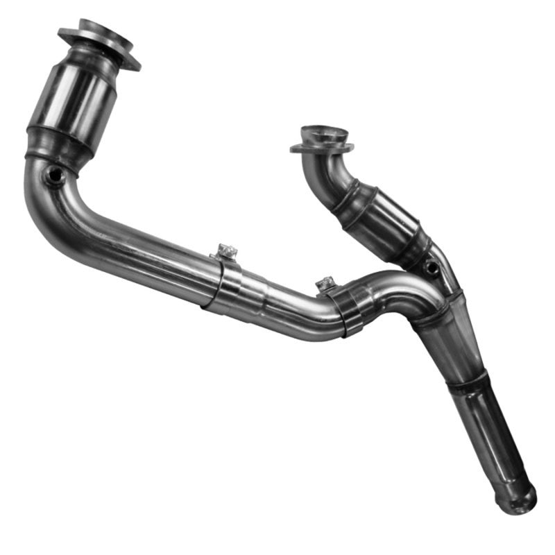 Kooks 14+ GM 1500 Series Truck 5.3L 3in x OEM Out GREEN Cat SS Y Pipe Kooks HDR Req - 28603300