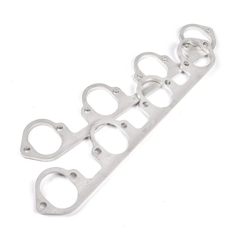 Stainless Works Big Block Ford Flat Tall Oval Port Header 304SS Exhaust Flanges 2-1/4in Primaries - HFBBF1225