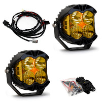 Load image into Gallery viewer, Baja Designs LP4 Pro Driving/Combo LED - Amber (Pair) - 297813