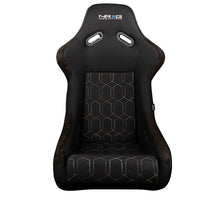 Load image into Gallery viewer, NRG FRP Bucket Seat (Black w/ Multi Color Geometric Pattern) - Large - FRP-300-MGEO-BK