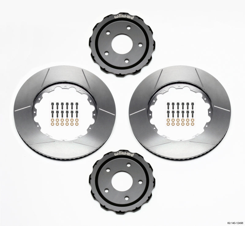 Wilwood Hat/Rotor Kit Front 06-Up Corvette C6-Z06 (2pc Hat/Rtr) - 140-12496