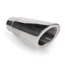 Load image into Gallery viewer, Stainless Works Double Wall Slash Cut Exhaust Tip - 3 1/2in Body 3in ID Inlet - 793300