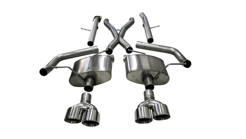 Corsa 18-21 Jeep Grand Cherokee TrackHawk 6.2L Xtreme Cat-Back Dual Rear Exit w/4.5in Polished Tips - 21052