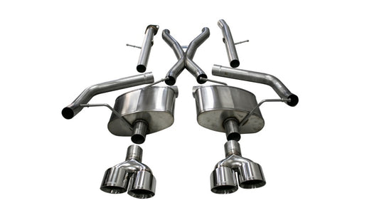 Corsa 18-21 Jeep Grand Cherokee TrackHawk 6.2L Xtreme Cat-Back Dual Rear Exit w/4.5in Polished Tips - 21052