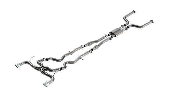 Borla 16-24 Infinity Q50 (Auto V6) ATAK Cat Back - 4.5in Chrome Tip - 140978