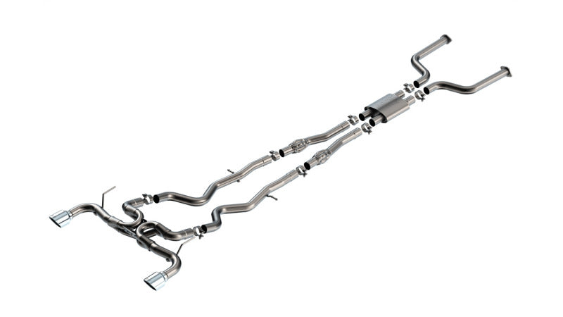 Borla 16-24 Infinity Q50 (Auto V6) ATAK Cat Back - 4.5in Chrome Tip - 140978