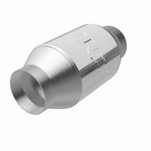 Load image into Gallery viewer, MagnaFlow Premium High Flow Metallic Converter 4in OD - 2.5in In / 2.5in Out - 69006