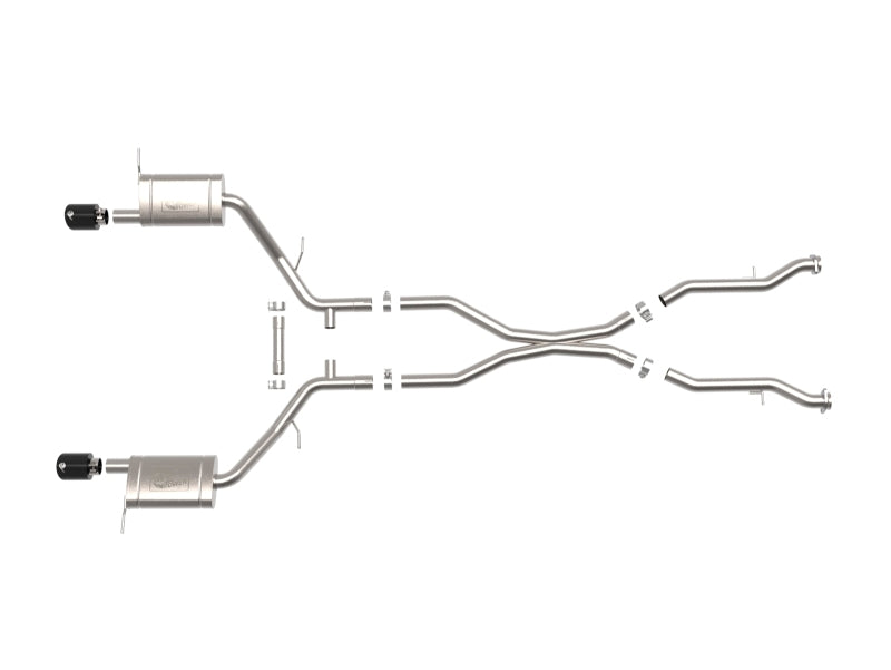 aFe 11-21 Dodge Durango V6-3.6L / V8-5.7L MACH Force-Xp 304 SS Cat-Back Exhaust System w/ Black Tip - 49-32086-B