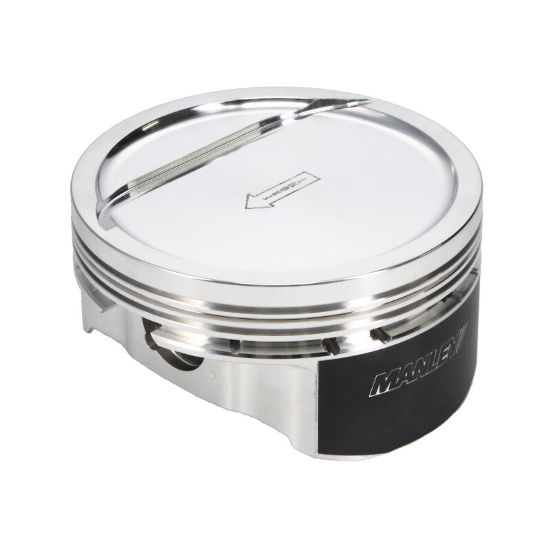 Manley Chevrolet LS Piston Set - 4.080in Bore 1.115in CH, -18.00 CC - 596280C-8