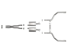 Load image into Gallery viewer, aFe MACH Force-Xp 2-1/2in 304 SS Cat-Back Exhaust 15-19 Dodge Challenger V6-3.6L - Raw Tip - 49-32067