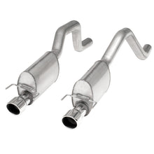 Load image into Gallery viewer, Stainless Works 2006-13 Corvette C6ZO6/ZR1 3in Axleback Chambered Mufflers Dual 4in Rolled Edge Tips - ZO6CBC