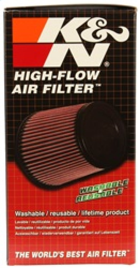 K&N Universal Rubber Filter Round Tprd 3.313in Flange ID x 4.75in Base OD x 3.5in Top OD x 6.5in H - RU-2710