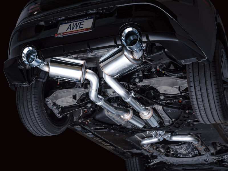 AWE Tuning 2023 Nissan Z RZ34 RWD Touring Edition Cat-Back Exhaust System w/ Chrome Silver Tips - 3015-32400