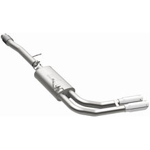 Load image into Gallery viewer, Magnaflow 14 Chev Silverado V8 5.3L CC/EC Dual Same Side Before P/S Tire Exit SS Cat Back Perf Exh - 15270