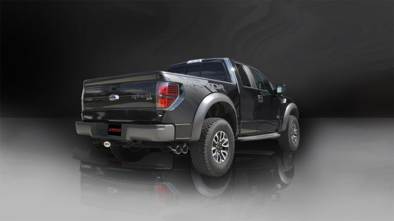 Corsa 2011-2014 Ford F-150 Raptor 6.2L V8 133in Wheelbase Polished Xtreme Cat-Back Exhaust - 14759