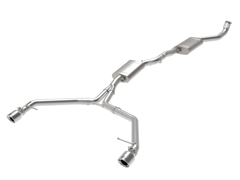 aFe MACH Force-Xp 13-16 Audi Allroad L4 SS Cat-Back Exhaust w/ Polished Tips - 49-36438-P