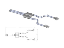 Load image into Gallery viewer, aFe MACHForce XP Exhausts Cat-Back SS-409 EXH CB Dodge Challenger 09 V8-5.7L - 49-42017