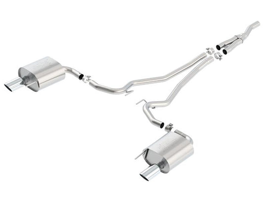 Borla Atak Cat Back 15-17 Ford Mustang 2.3L EcoBoost MT/AT 2.25in pipe 4in tip - 140585