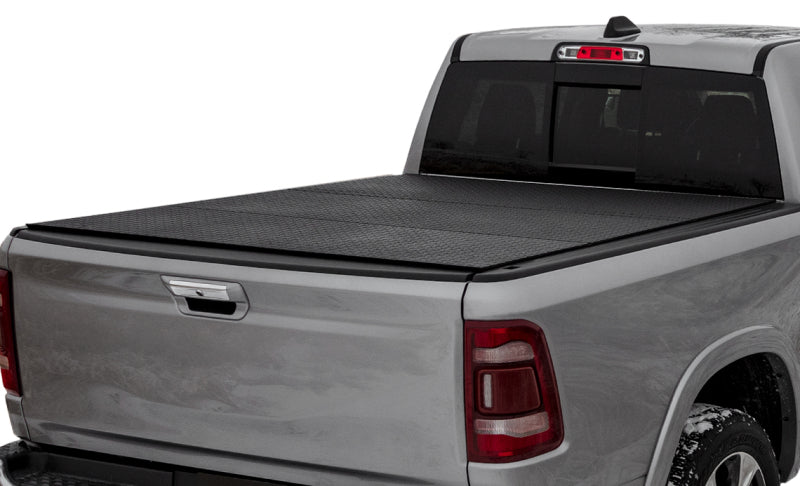 Access 2020+ Jeep Gladiator 5ft Bed (w/ Trail Rails) LOMAX Tri-Fold Cover - Urethane Diamond Plate - B4070029